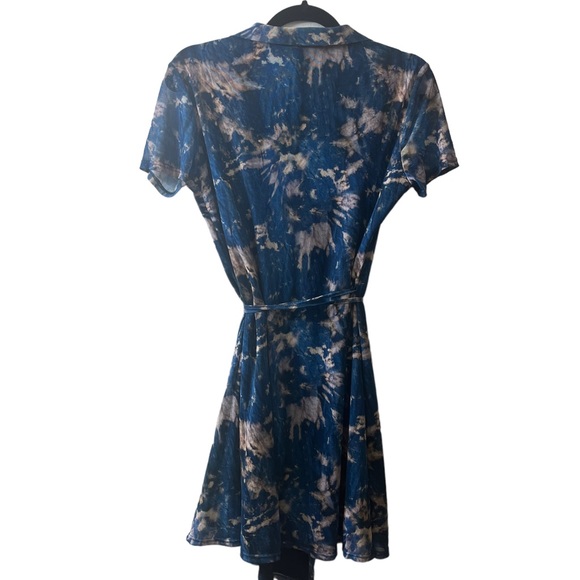 URBAN OUTFITTERS TIE-DYE WRAP MESH DRESS- SIze Small - Picture 7 of 8